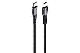 کابل شارژ USB یوسمز Type-C به Type-C مدل US-SJ290 U25 با طول 2 متر مشکی