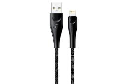 کابل شارژ USB یوسمز USB به Lightning مدل US-SJ397 U41 با طول 3 متر مشکی