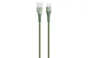 کابل شارژ USB یوسمز USB به Type-C مدل US-SJ542 U77 با طول 1.2 متر سبز