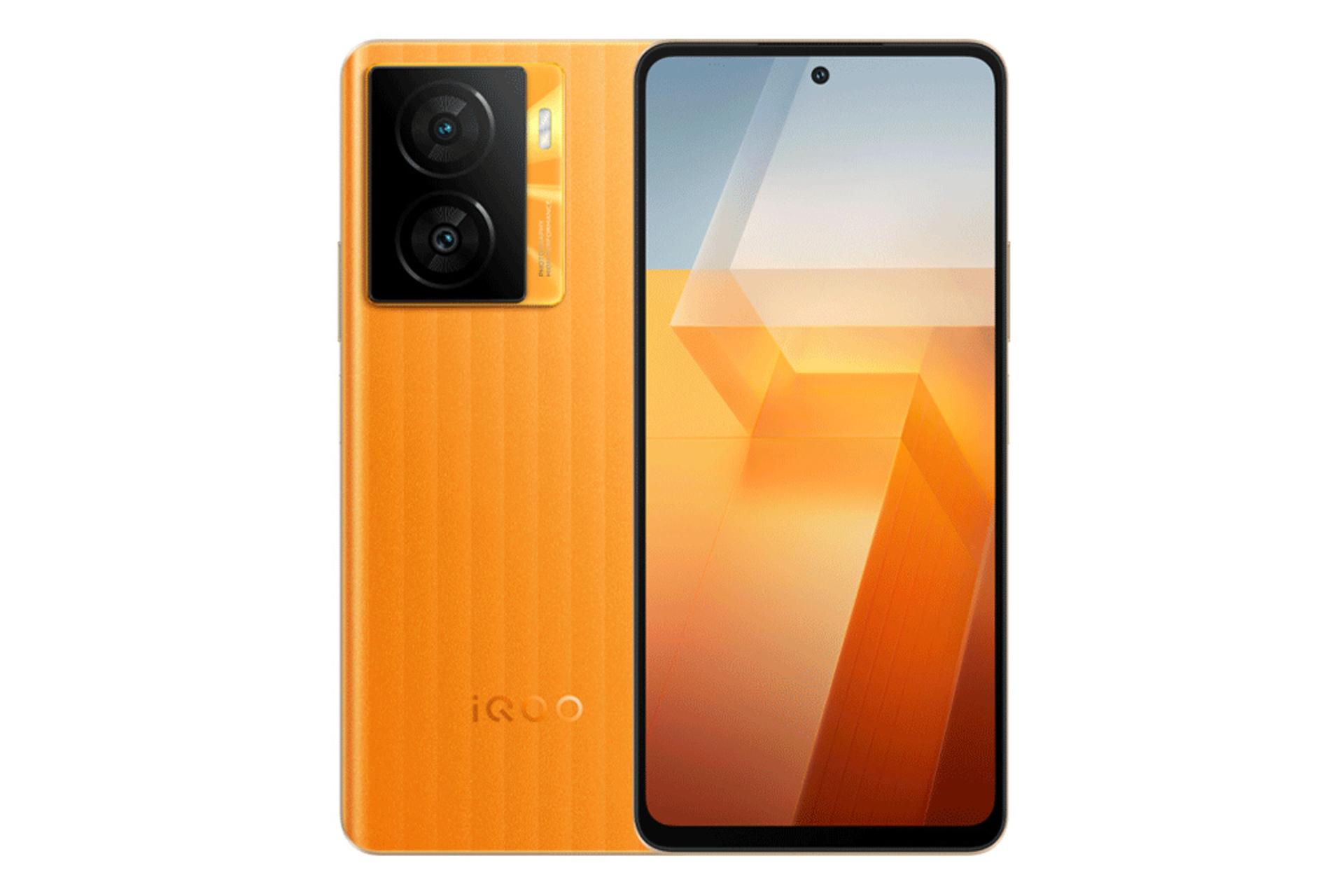 گوشی موبایل ویوو vivo iQOO Z7x نارنجی