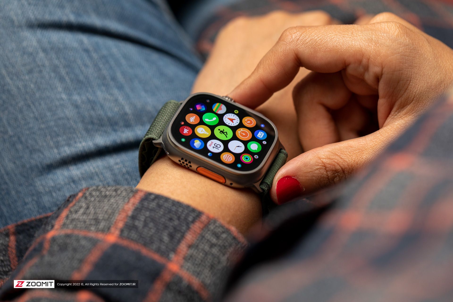 منوی ساعت هوشمند اپل واچ اولترا / Apple Watch Ultra