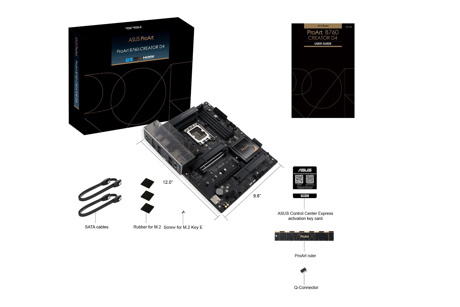 اقلام همراه مادربرد ایسوس ASUS ProArt B760-CREATOR D4