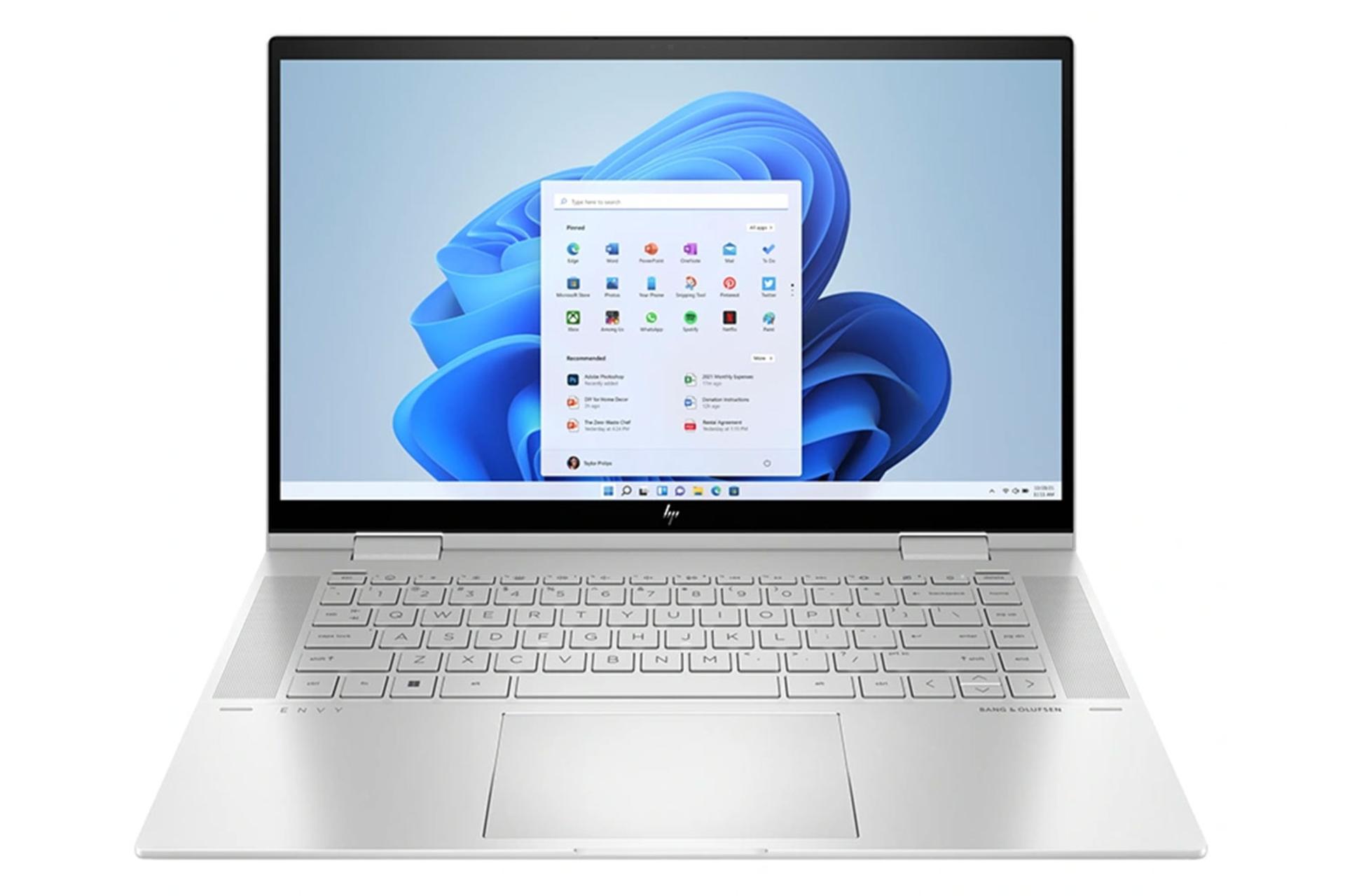 نمای جلو لپ تاپ اچ پی Envy X360 15 EW0023DX