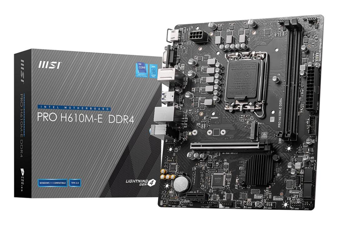 جعبه مادربرد ام اس آی MSI PRO H610M-E DDR4