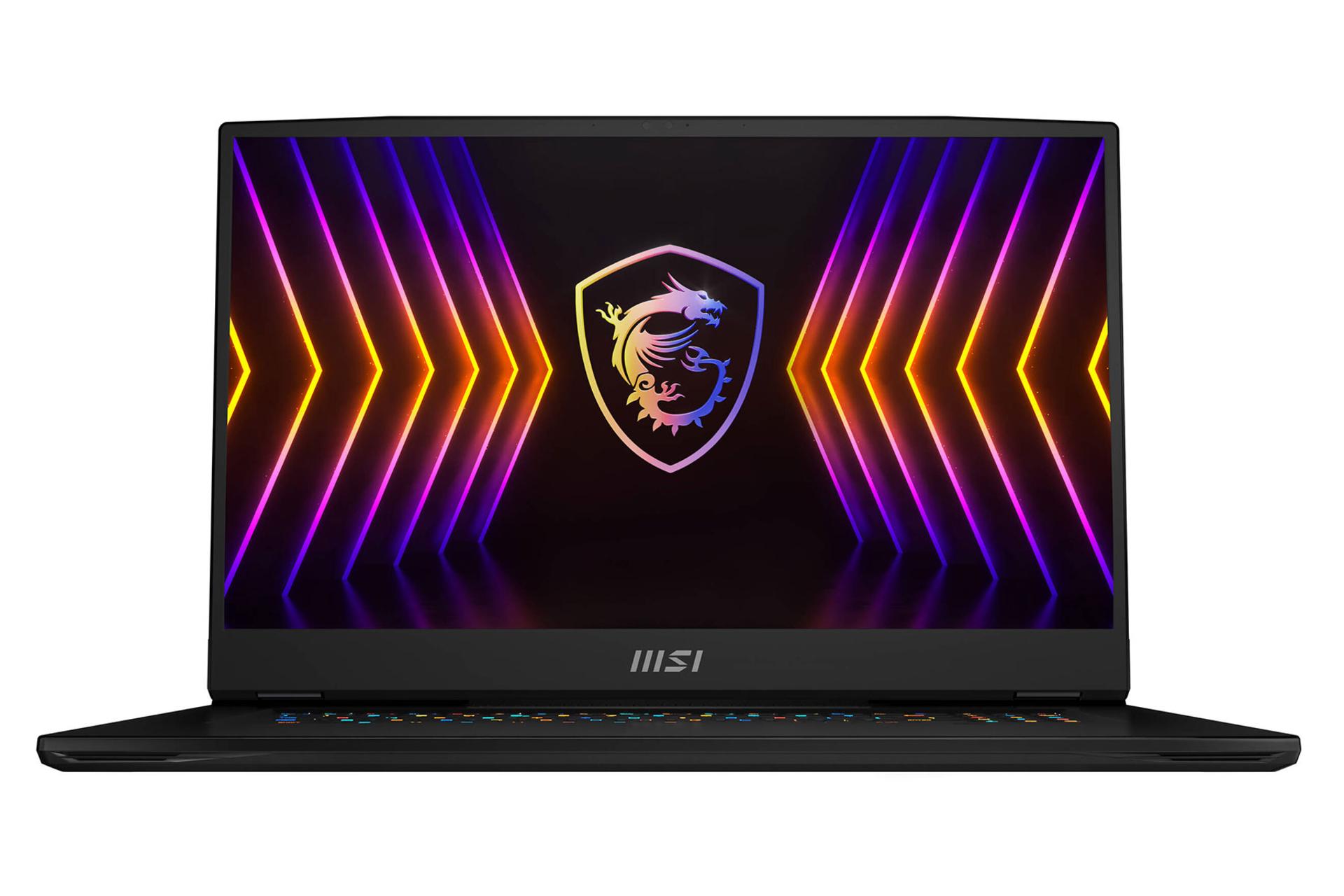 نمای جلو لپ تاپ ام اس آی تایتان GT77 12UHS
