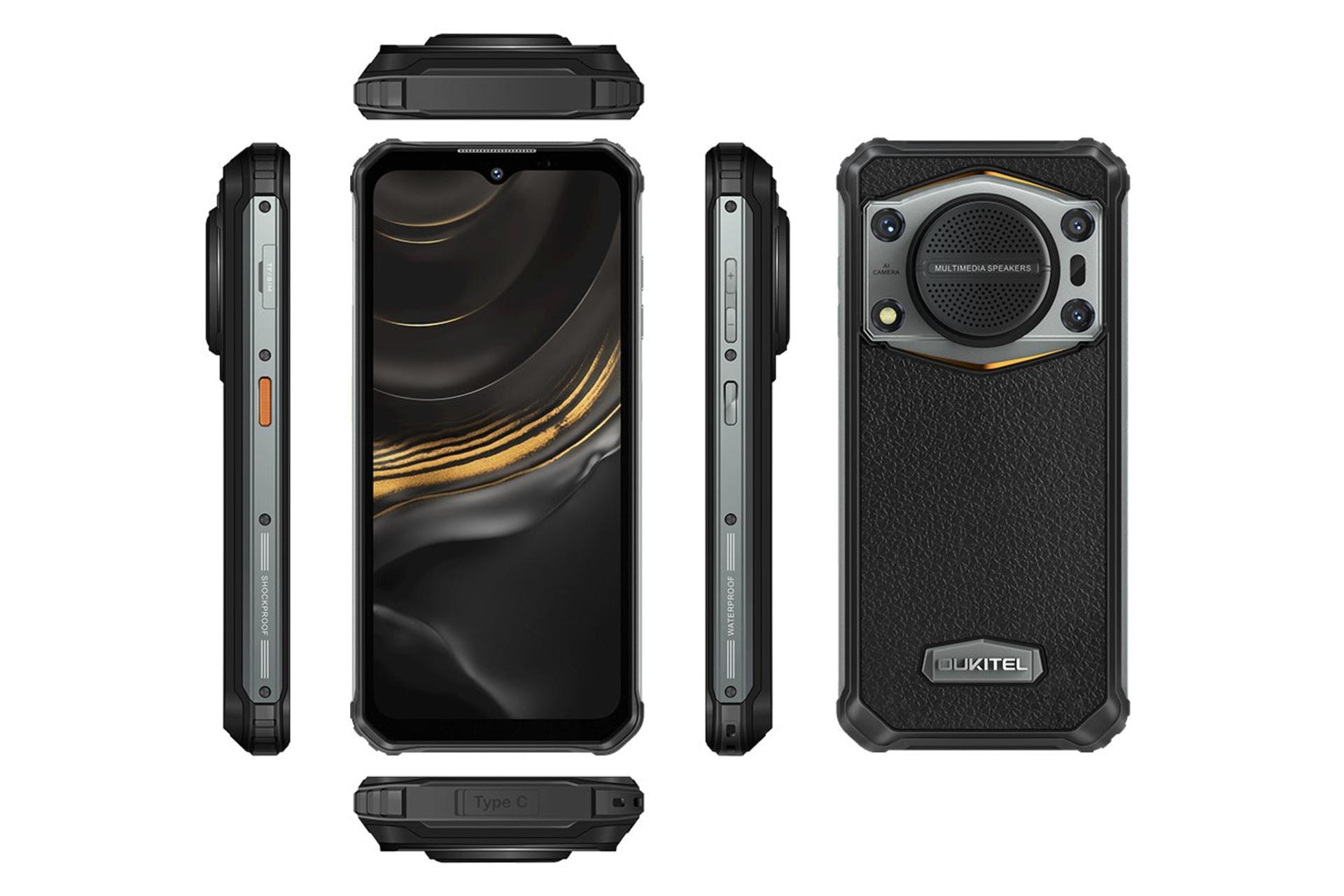 نمای جانبی گوشی موبایل اوکیتل Oukitel WP22