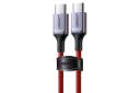 کابل شارژ USB یوگرین Type-C به Type-C مدل US294 با طول 1 متر قرمز