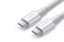 کانکتور کابل شارژ USB یوگرین Type-C به Type-C مدل US300 با طول 1 متر