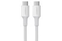 کابل شارژ USB یوگرین Type-C به Type-C مدل US300 با طول 1 متر سفید