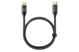 کابل شارژ USB یوسمز Type-C به Type-C مدل US-SJ581 U82 240w با طول 2 متر مشکی