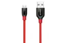 کانکتور کابل شارژ USB انکر Type-A به Micro-USB مدل +A8143 PowerLine با طول 1.8 متر
