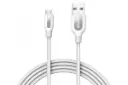 کابل شارژ USB انکر Type-A به Micro-USB مدل +A8143 PowerLine با طول 1.8 متر سفید