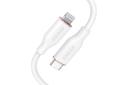 کابل شارژ USB انکر Type-C به Lightning مدل A8662 PowerLine III Flow با طول 0.9 متر سفید