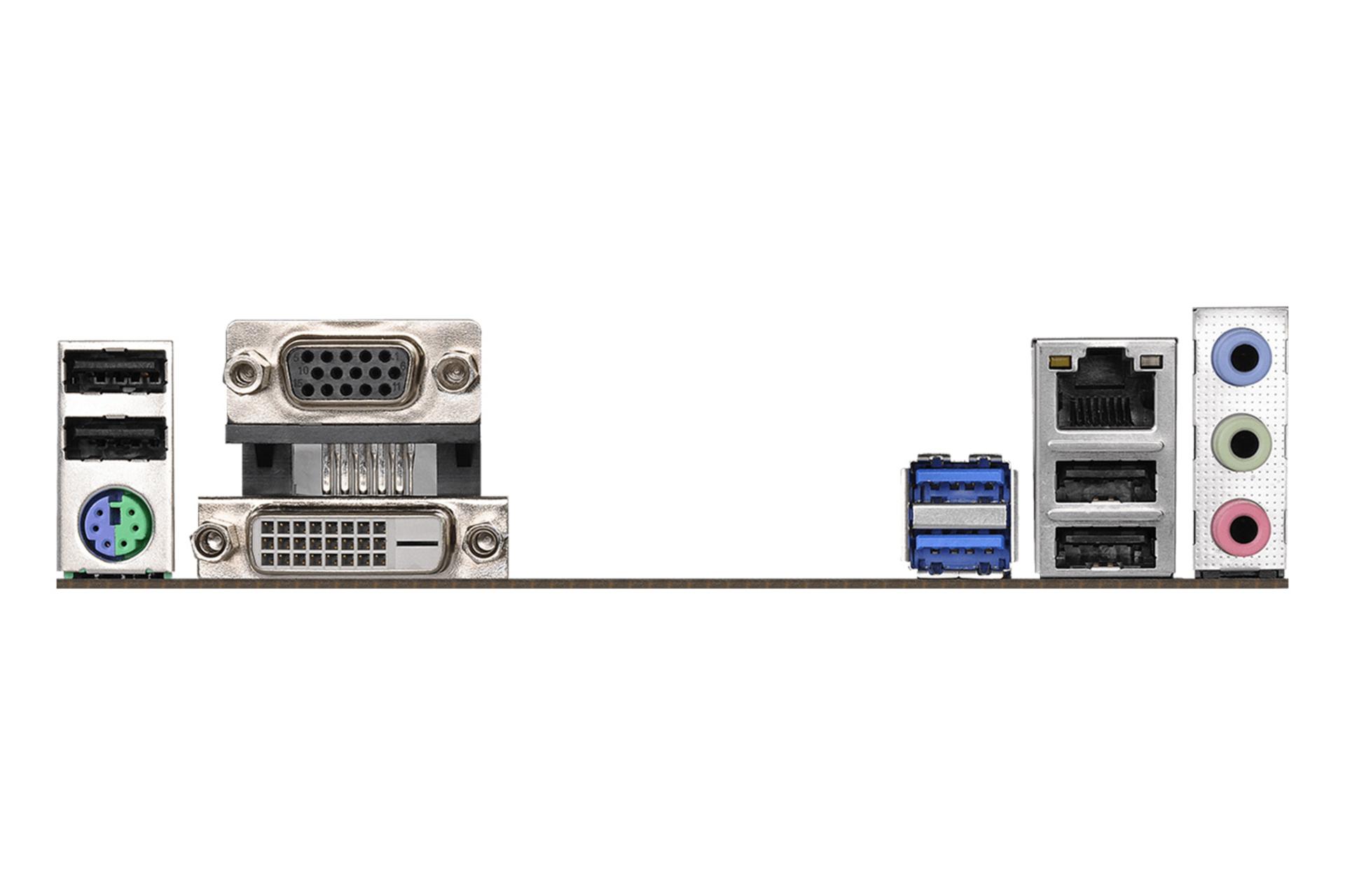 درگاه‌های مادربرد ازراک ASRock H310CM-DVS
