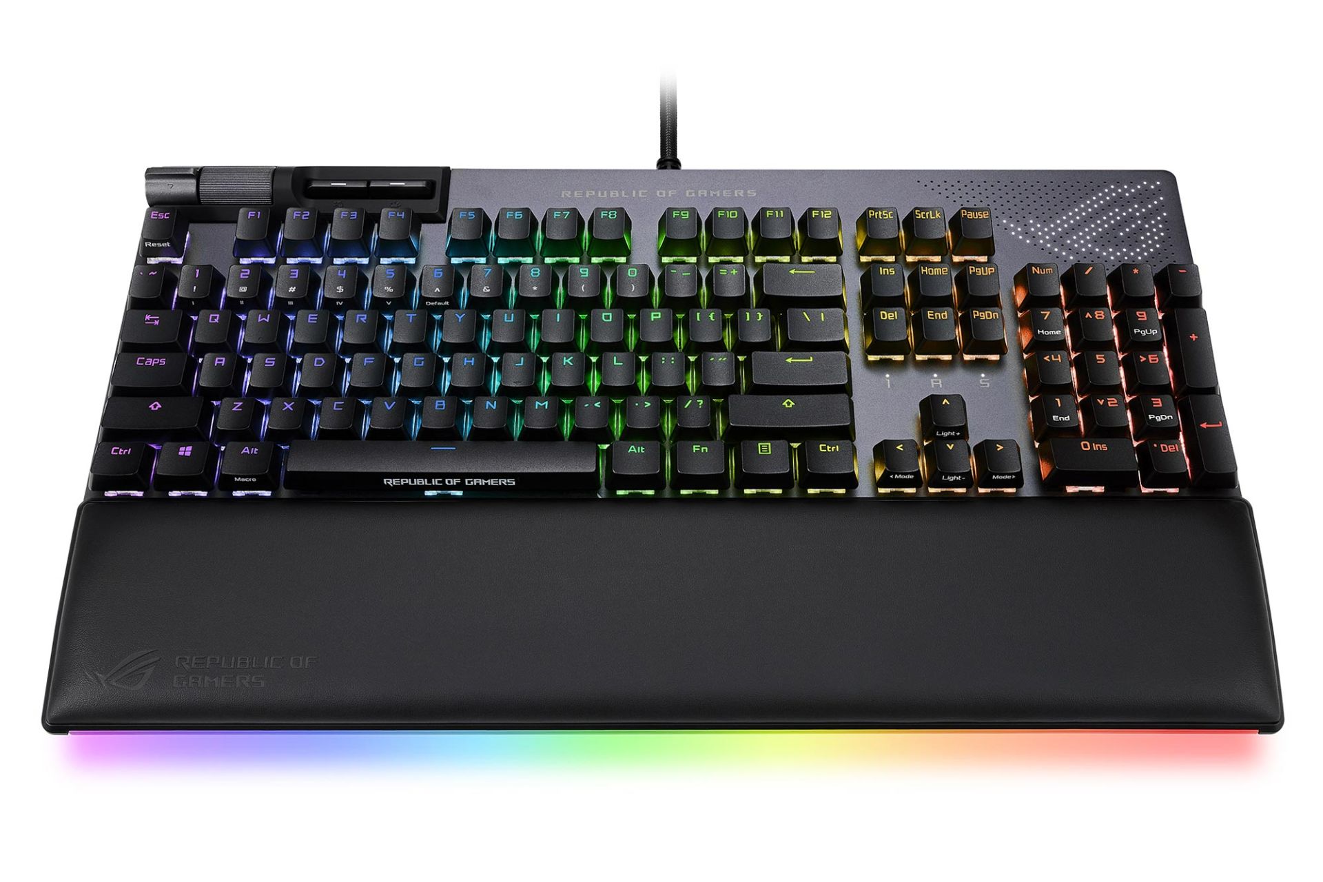 طراحی کیبورد ایسوس ASUS ROG Strix Flare II Animate