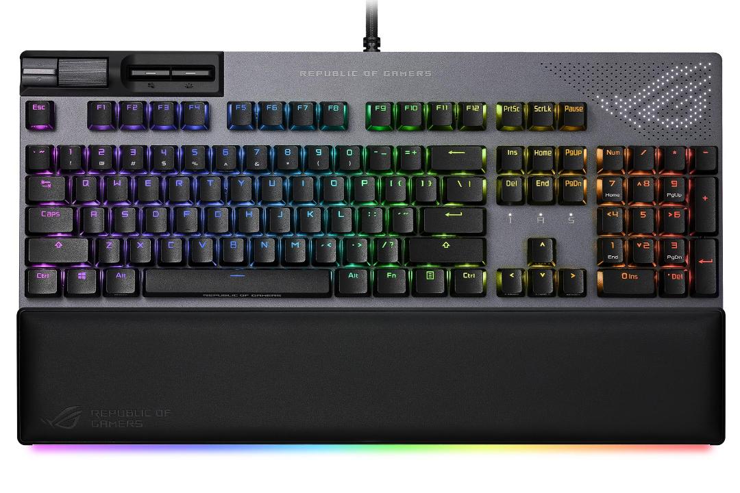 کیبورد ایسوس ASUS ROG Strix Flare II Animate نمای بالا