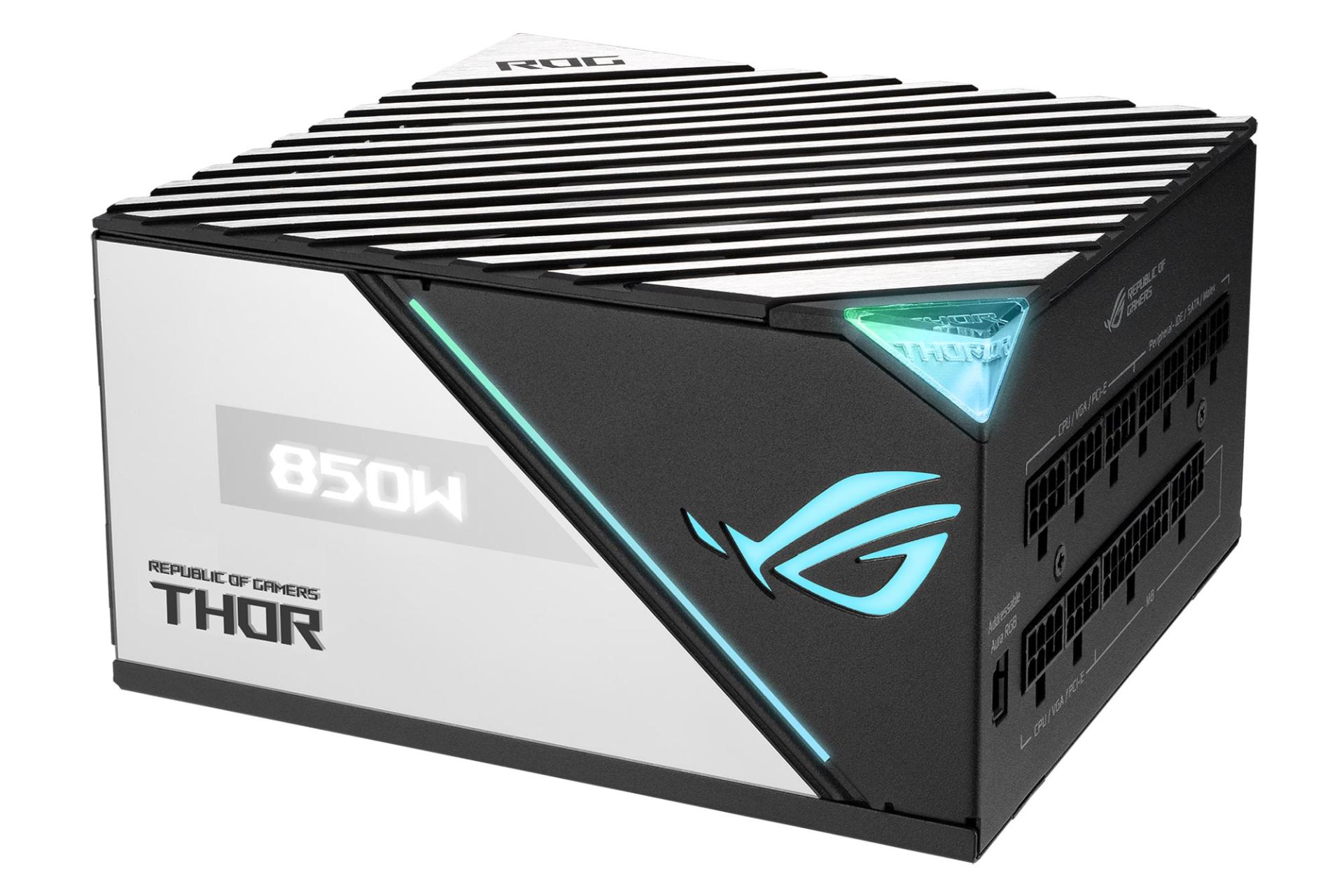 توان پاور کامپیوتر ایسوس ASUS ROG THOR 850W Platinum II با توان 850 وات