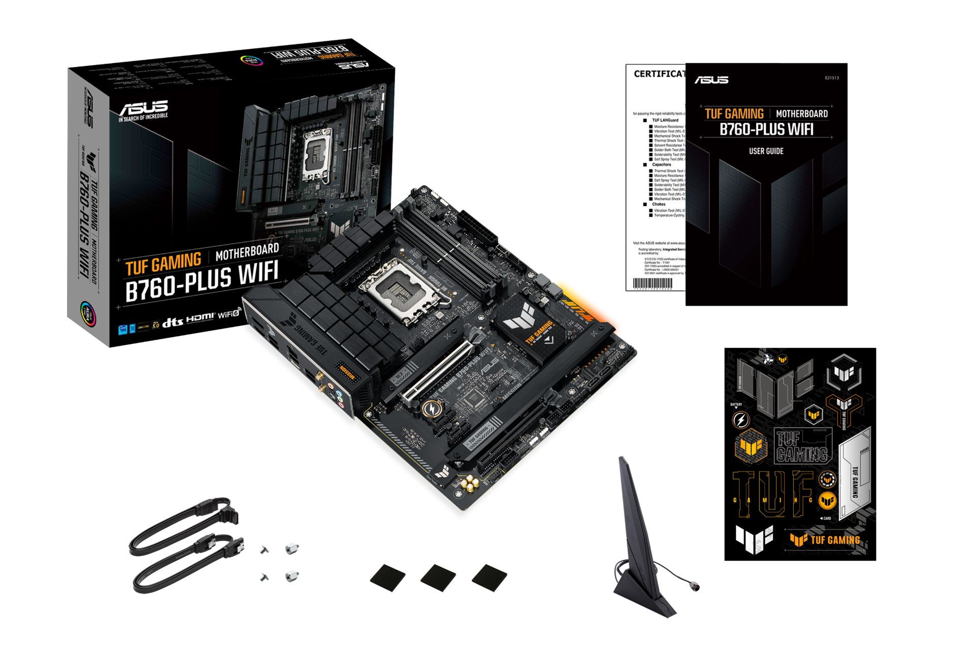 اقلام همراه مادربرد ایسوس ASUS TUF GAMING B760-PLUS WIFI