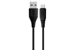 کابل شارژ USB بیاند Type-A به Micro-USB مدل BA-300 با طول 1 متر مشکی