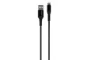 کابل شارژ USB گرین لیون Type-A به Lightning مدل GNBCIPBK3M با طول 3 متر مشکی
