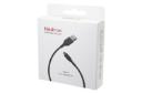 جعبه کابل شارژ USB هادرون Type-A به Micro-USB مدل HTC-A-U01 با طول 1 متر