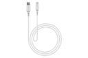 کابل شارژ USB هادرون Type-A به Micro-USB مدل HTC-A-U01 با طول 1 متر سفید