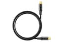 کابل شارژ USB هیسکا Type-C به Type-C مدل LX12CC با طول 1 متر مشکی