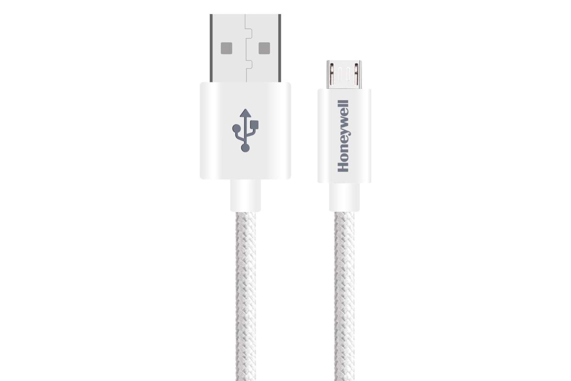 کانکتور کابل شارژ USB هانیول Type-A به Micro-USB مدل HC000025 با طول 1.2 متر