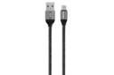 کابل شارژ USB کینگ استار Type-A به Micro-USB مدل K21 A با طول 1 متر خاکستری