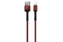 کابل شارژ USB کینگ استار Type-A به Lightning مدل K30 i با طول 1 متر قرمز