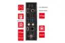 درگاه‌های مادربرد ام اس آی MSI MPG X570S CARBON MAX WIFI