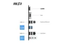 درگاه‌های مادربرد ام اس آی MSI PRO B760M-E DDR4
