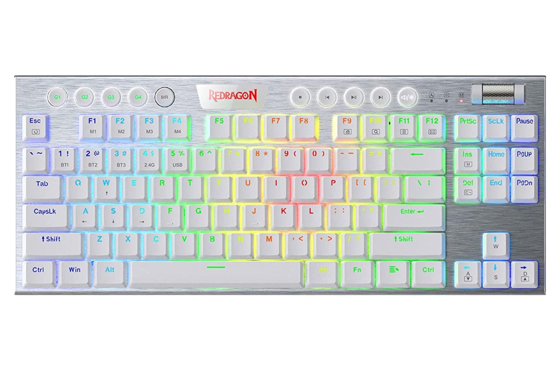 کیبورد ردراگون Redragon K621 Horus TKL نمای بالا