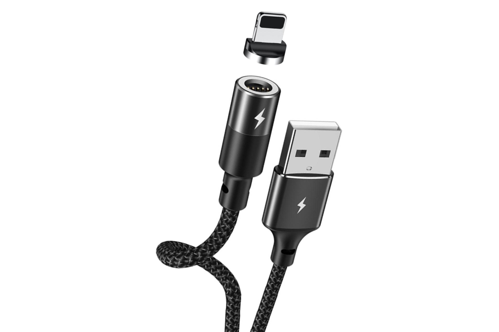 کانکتور کابل شارژ USB ریمکس USB به Lightning مدل RC-102i Zigie Series با طول 1.2 متر