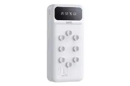نمای روبرو پاوربانک ریمکس RPP-297 Lefan Series با ظرفیت 20000 میلی‌آمپر ساعت