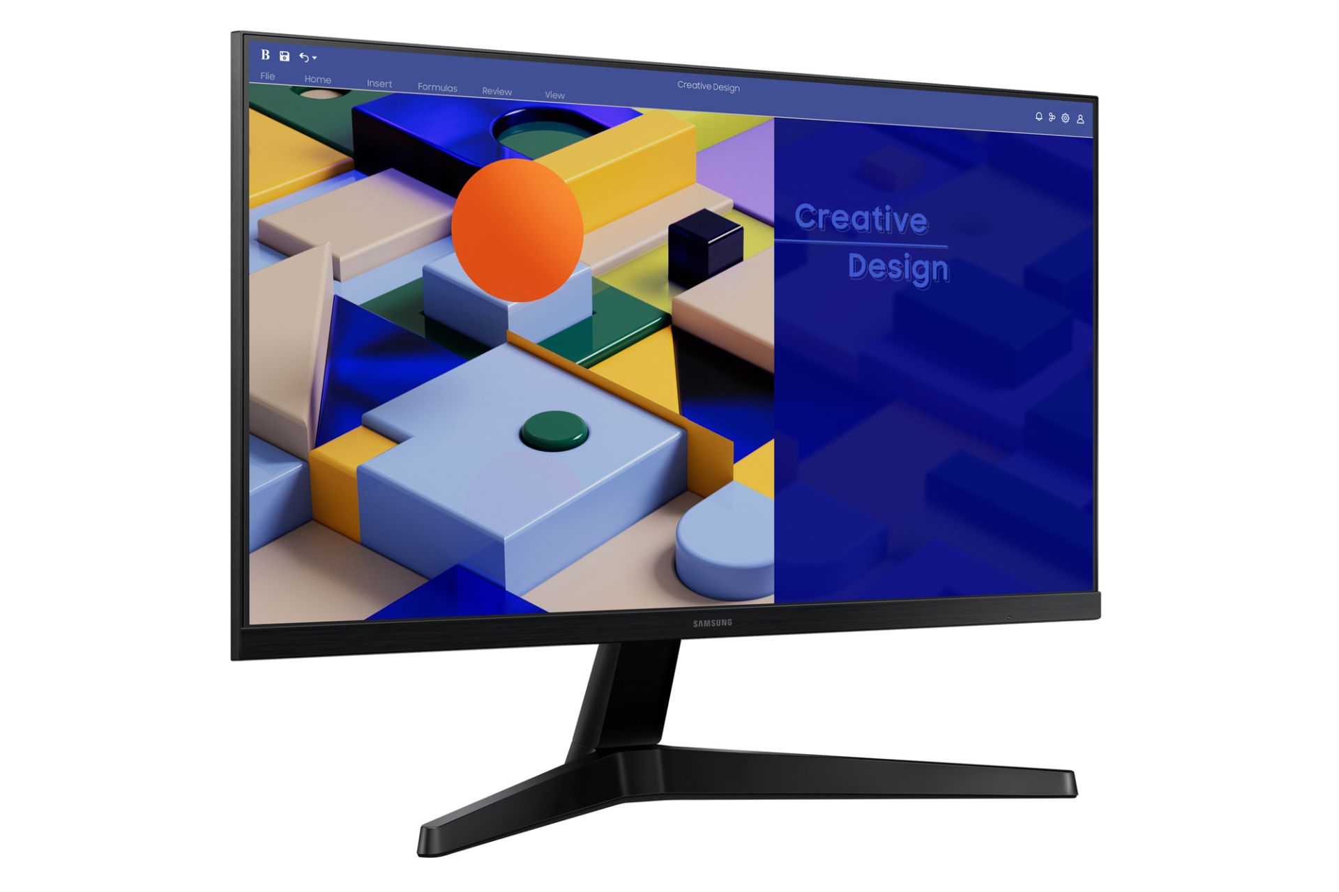 مرجع متخصصين ايران رزولوشن مانيتور سامسونگ 24 اينچ مدل Essential Monitor S3 S31C LS24C310EAMXUE