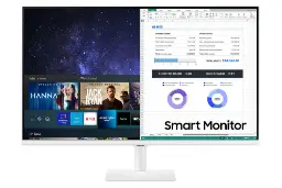 مانیتور سامسونگ 27 اینچ مدل Smart Monitor M5 S27BM501EM نمای جلو