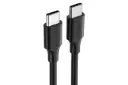 کابل شارژ USB یوگرین Type-C به Type-C مدل US286 با طول 1 متر مشکی