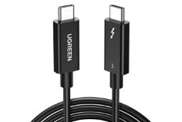 کابل شارژ USB یوگرین Type-C به Type-C مدل US341 با طول 0.5 متر مشکی