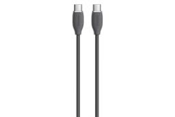 کابل شارژ USB باسئوس Type-C به Type-C مدل Jelly Liquid Silica Gel با طول 1.2 متر مشکی