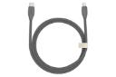 کابل شارژ USB باسئوس Type-C به Lightning مدل Jelly Liquid Silica Gel با طول 1.2 متر مشکی