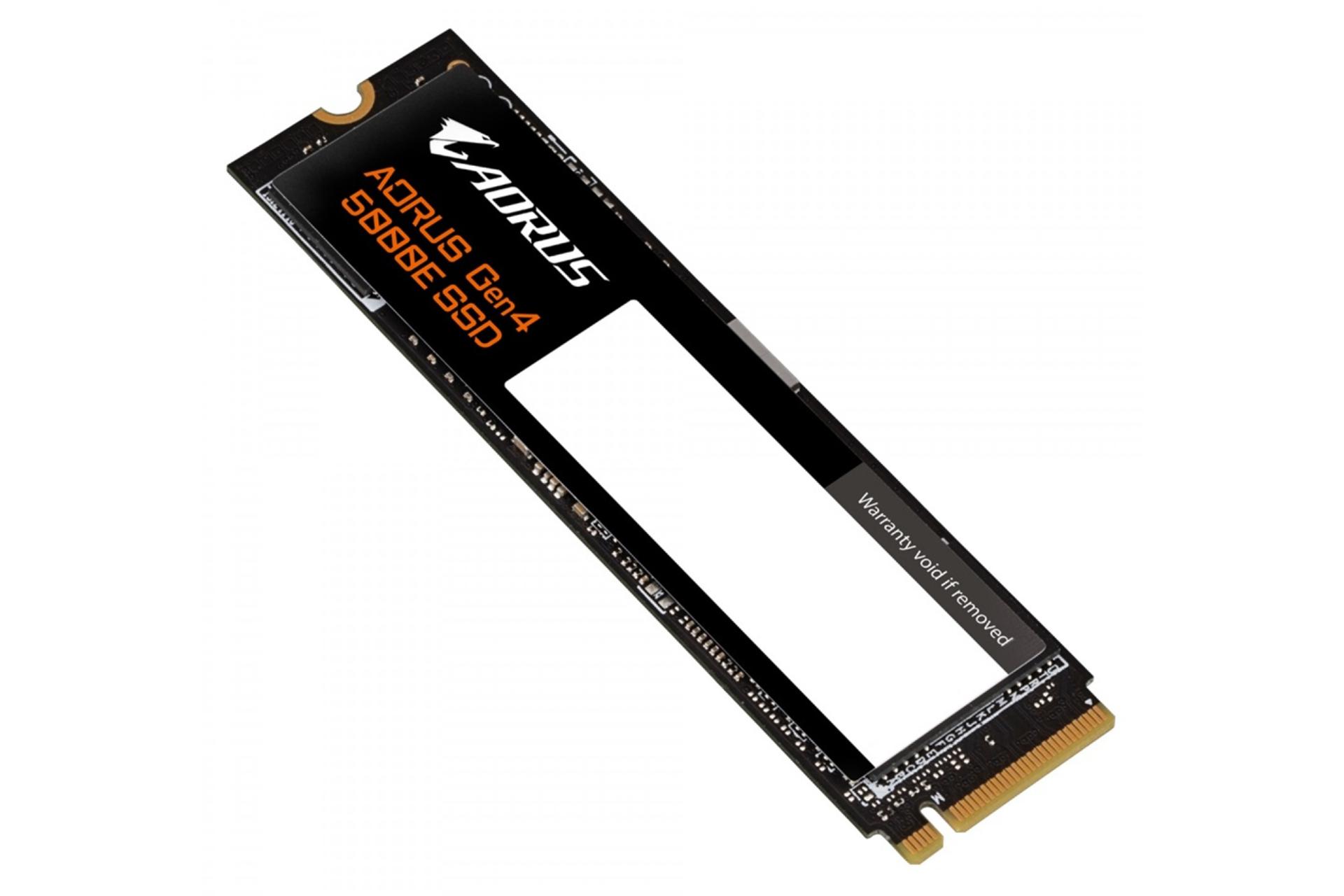 SSD گیگابایت AORUS 5000E NVMe M.2 ظرفیت 500 گیگابایت نمای بالا