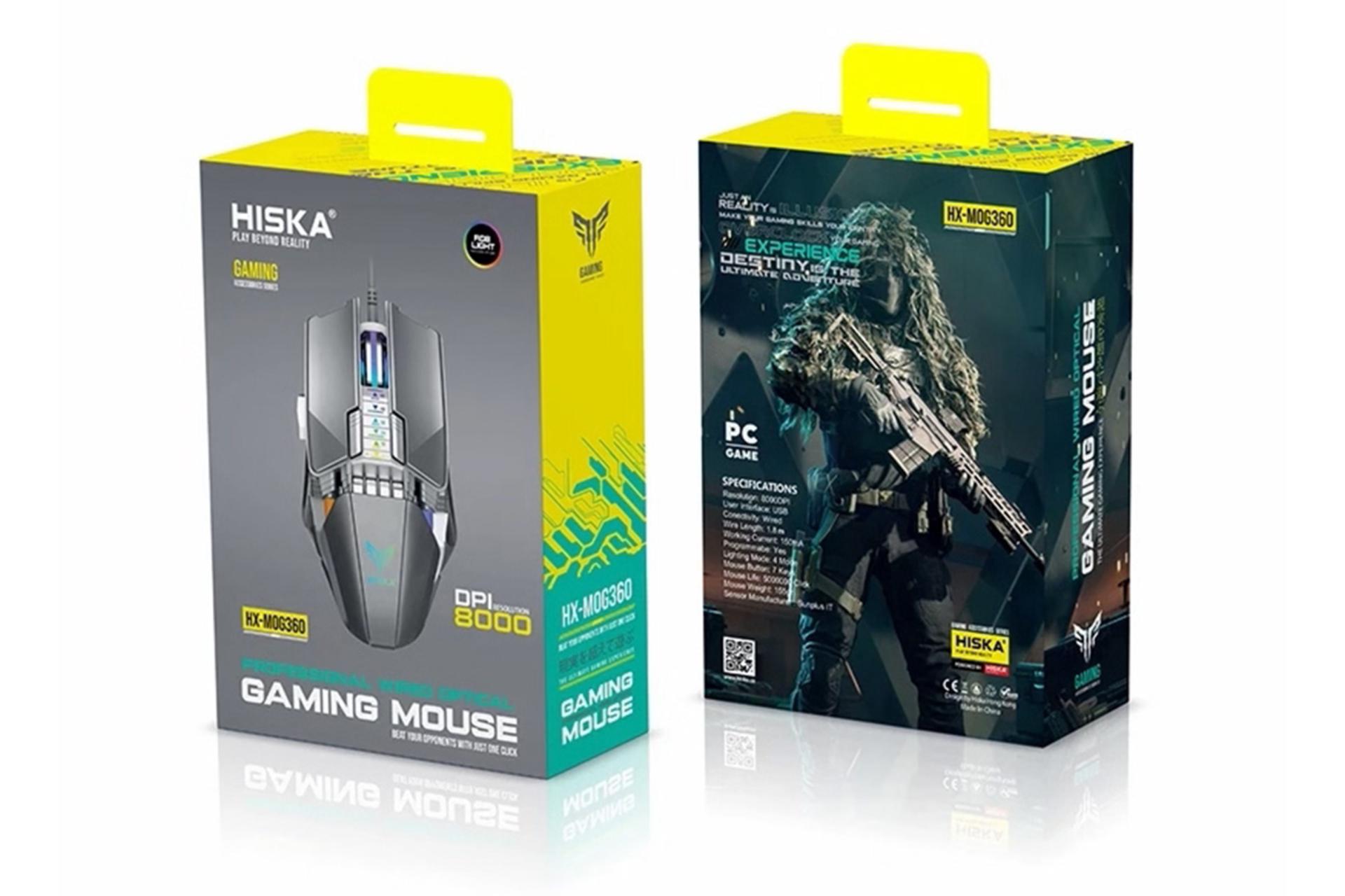 جعبه ماوس هیسکا HISKA HX-MOG360