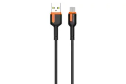 کانکتور کابل شارژ USB کینگ استار Type-A به Micro-USB مدل K32 A با طول 1 متر
