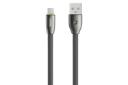 کابل شارژ USB ریمکس Type-A به Micro-USB مدل RC-043m Knight Series با طول 1 متر مشکی