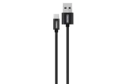 کابل شارژ USB ریمکس Type-A به Micro-USB مدل RC-091m با طول 1 متر مشکی