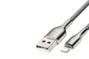 کانکتور کابل شارژ USB ریمکس Type-A به Lightning مدل RC-092i Kingpin Series با طول 1 متر