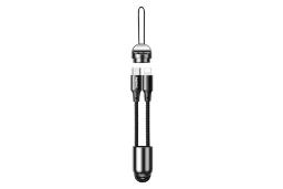 کانکتور کابل شارژ USB ریمکس Type-C به Lightning مدل RC-140i Raython Series با طول 0.12 متر