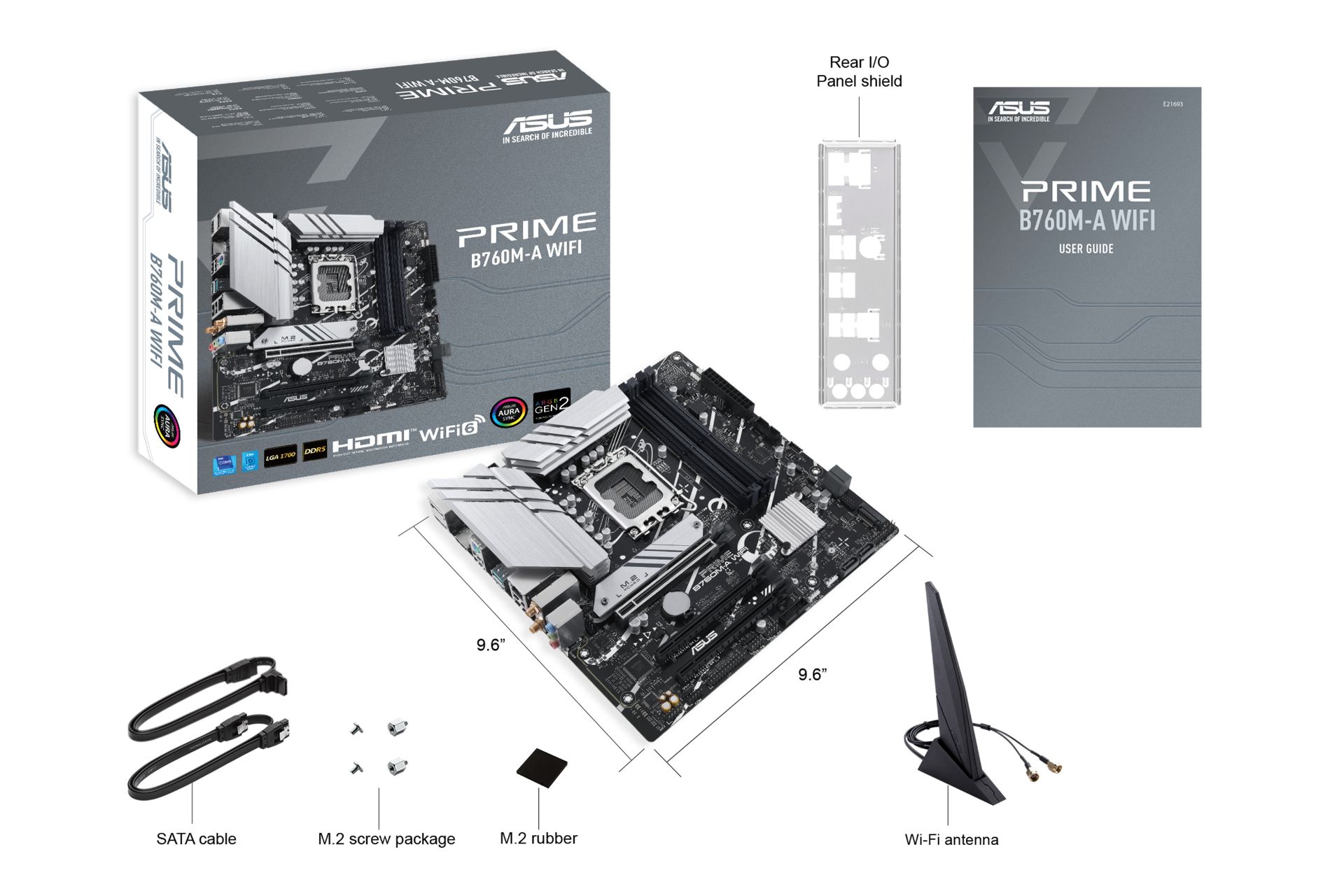مرجع متخصصين ايران اقلام همراه مادربرد ايسوس ASUS PRIME B760M-A WIFI