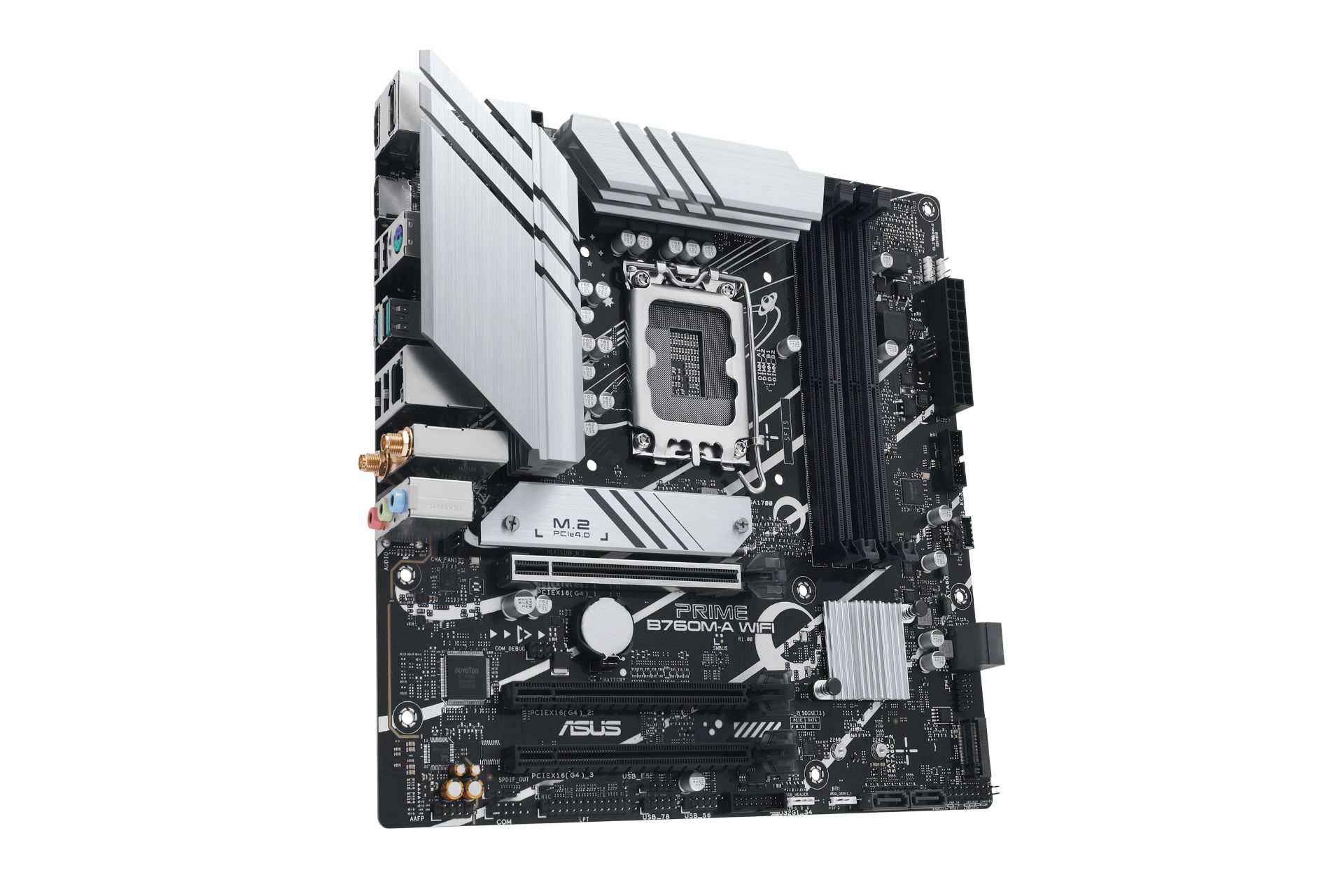 مرجع متخصصين ايران نماي كناري مادربرد ايسوس ASUS PRIME B760M-A WIFI